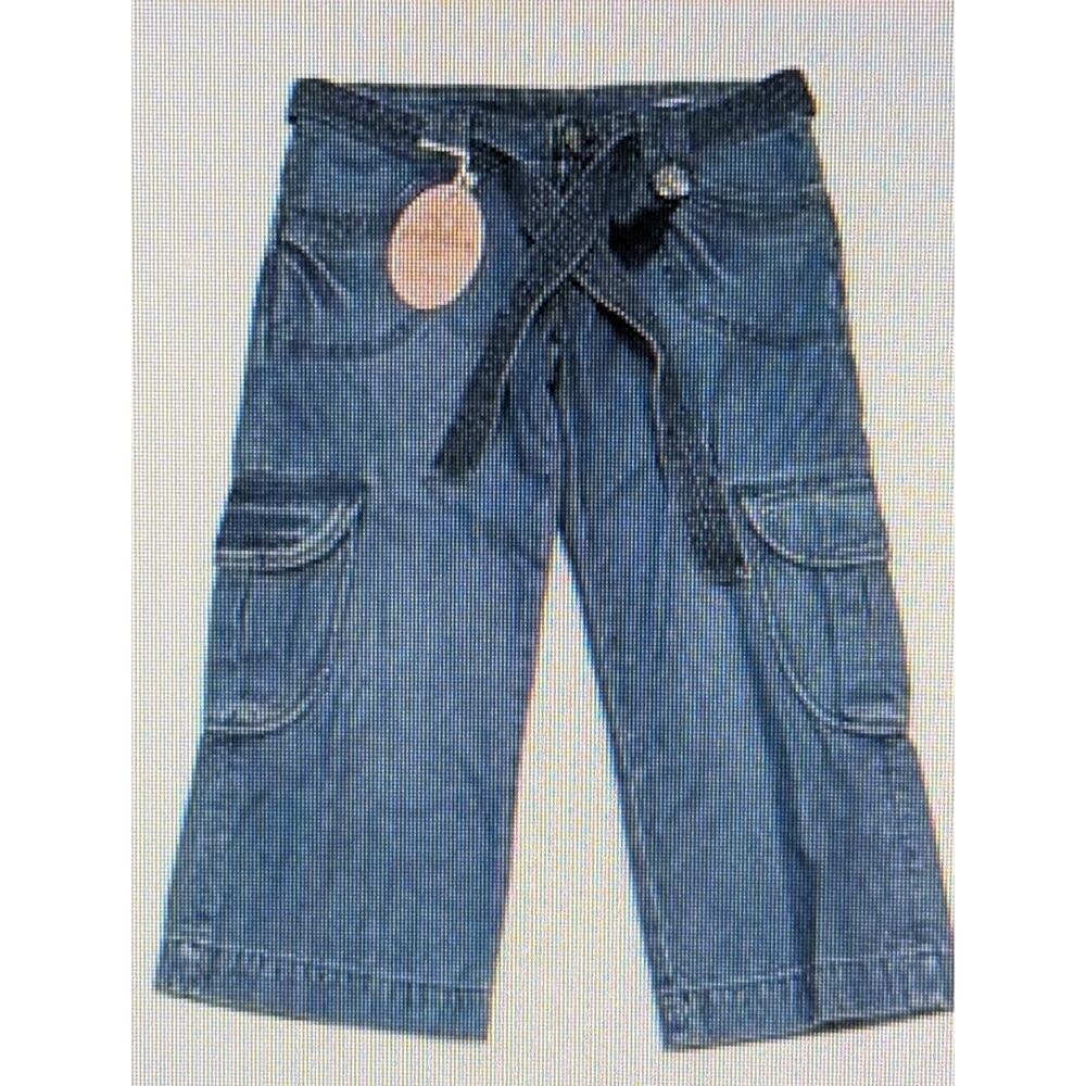 New BCBG BCBGIRLS Guitar Cropped Jeans 29 Waist35 Inseam22